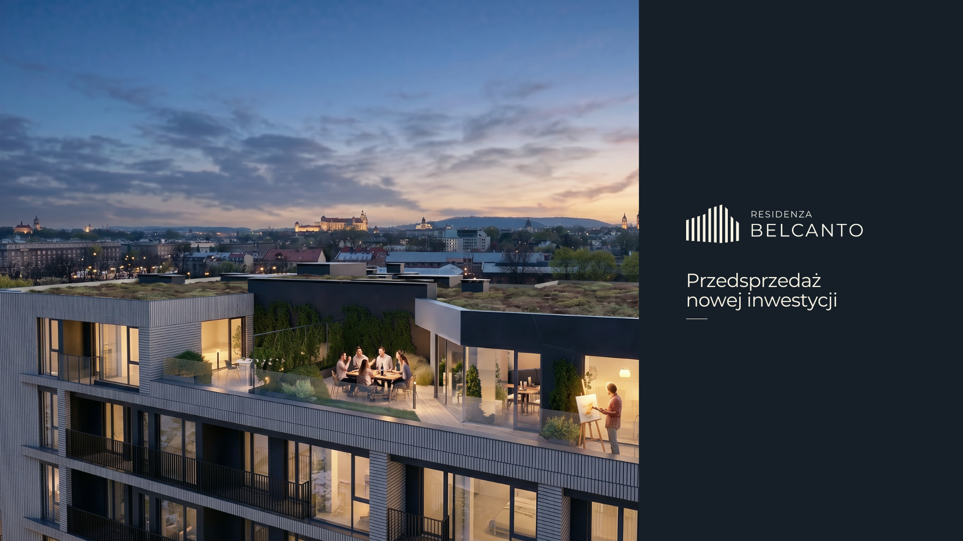 Nowa inwestycja w sercu Krakowa. Przedsprzedaż Residenza Belcanto