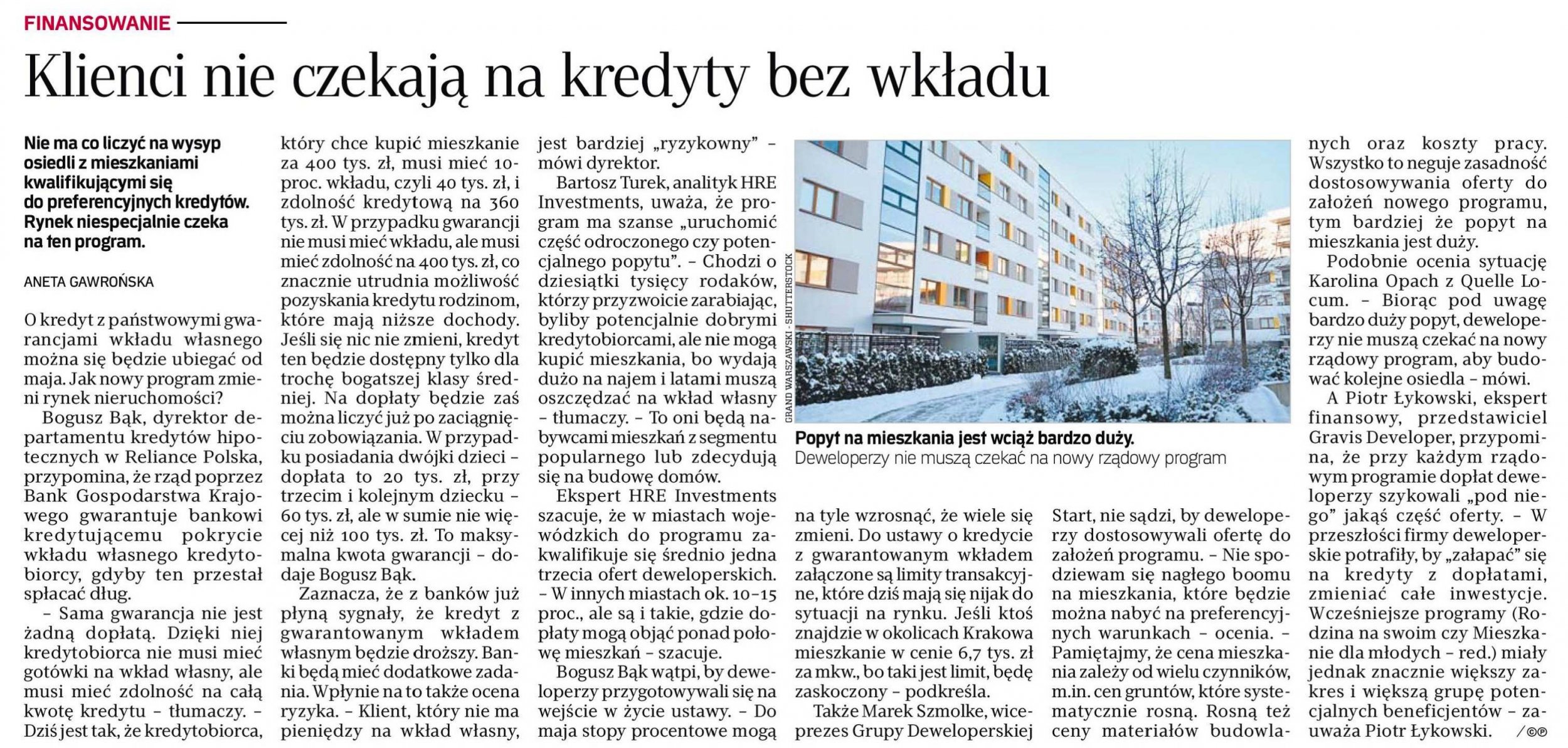 Klienci nie czekają na kredyty bez wkładu