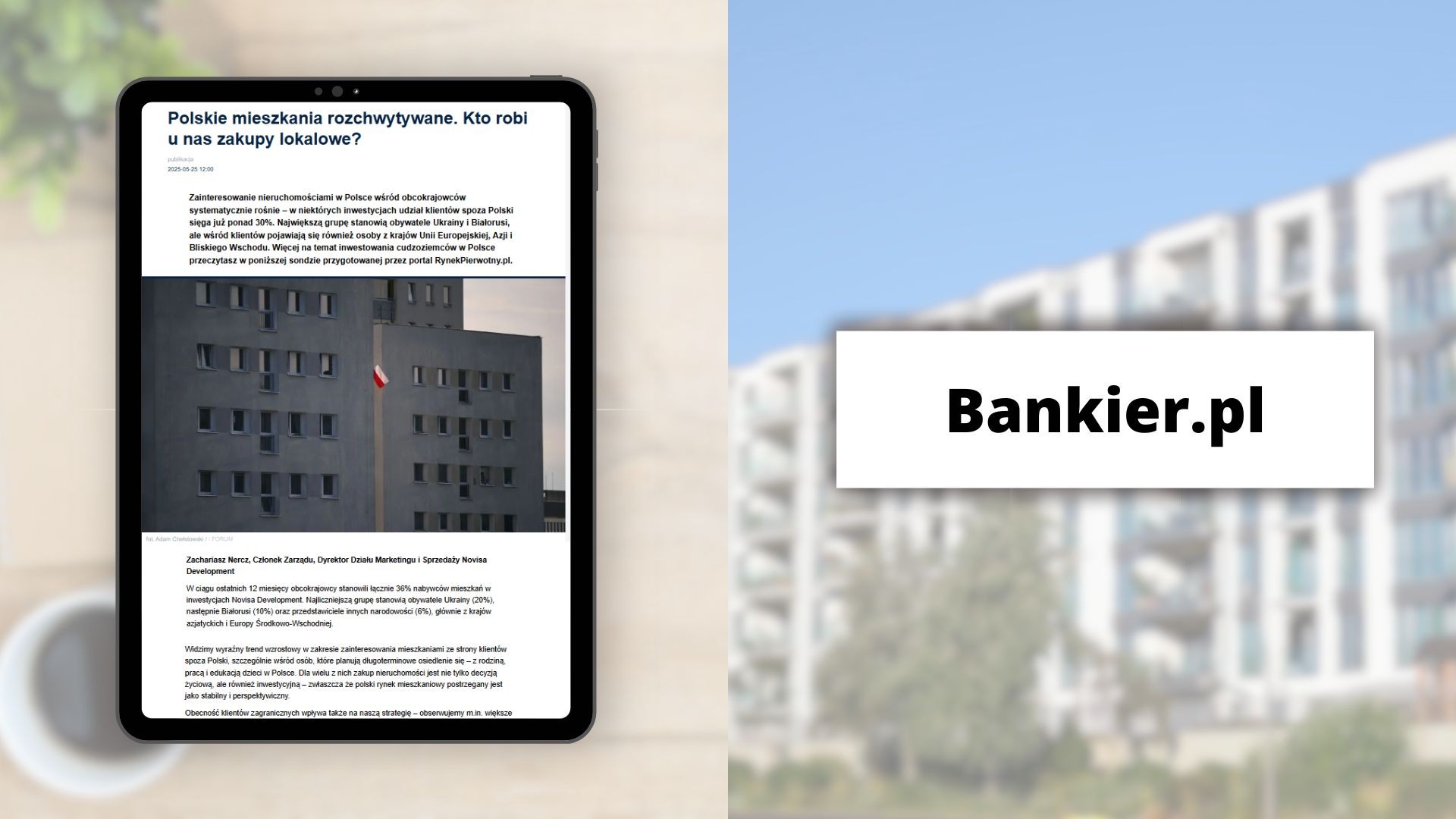 Bankier: Polskie mieszkania rozchwytywane. Kto robi u nas zakupy lokalowe?
