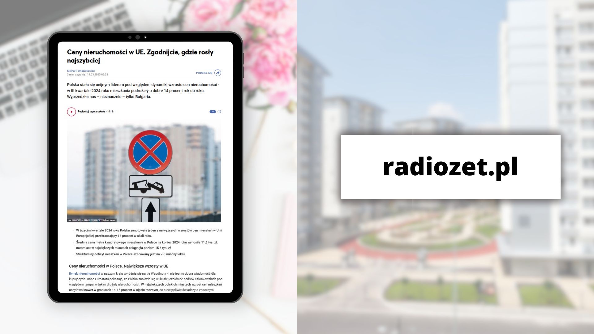 Radiozet.pl: Ceny nieruchomości w UE. Zgadnijcie, gdzie rosły najszybciej